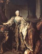 Louis Tocque Portrait of Empress Elizabeth Petrovna china oil painting artist